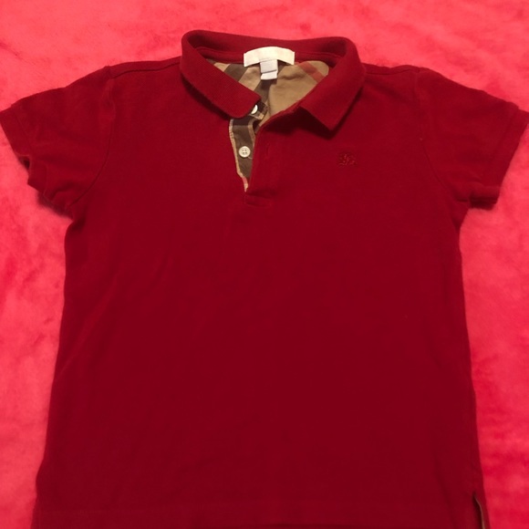 authentic burberry polo shirt